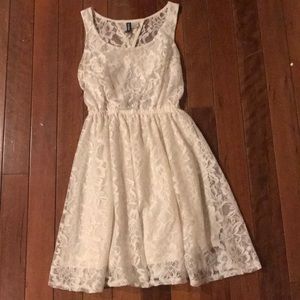 White Lace Sun Dress